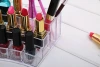Fan-shaped crystal lipstick stand, multi-functional display stand, lipstick storage box, makeup eyebrow pencil, makeup pen storage box Application Scenario